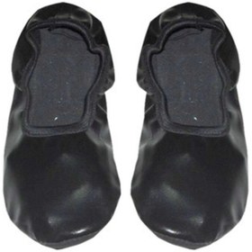 Resim Güler Siyah Pisi Pisi Balo Dans Gösteri Ayakkabısı 