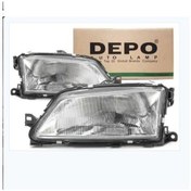 Resim Peugeot 306 Yıl 1993-1997 Arası Depo Sol Far Şeffaf 6204f3 