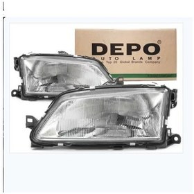 Resim Peugeot 306 Yıl 1993-1997 Arası Depo Sol Far Şeffaf 6204f3 