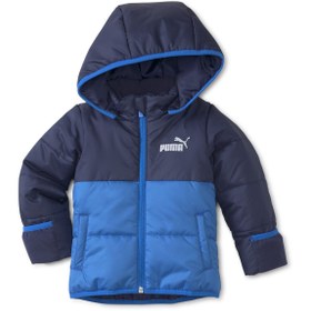 Resim Puma Unisex Çocuk Mont Minicats Padded Jacket Peacoat 58957906 