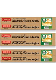Resim Cook Doğal Pişirme Kağıdı 16*2'Li (3 Çift) 