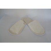 Resim EYMEN BUKLET Otel Tipi Tek Kullanımlık 2 Mm Overlok Terlik 300'lü 