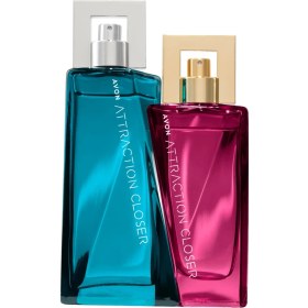 Resim Avon Attraction Closer Kadın ve Erkek EDT Parfüm Seti 50 ml ve 75 ml Şık Hediyelik Ambalajda 