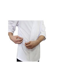 Resim Formteks Sushi Şef Kimono Ceketi Beyaz Kırmızı 