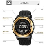 Resim Fastbuy Skmeı 2099 Erkek Dijital Bilek Saati - 50m Su Geçirmez, Siyah Altın Renkli, Çok Renkli Model Çok Renkli 