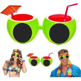 Resim Karpuz Şekilli Tropikal Hawaii Yaza Merhaba Parti Gözlüğü 1 