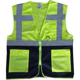 Resim Yönetici Ikaz Yeleği Sarı/lacivert L Beden 