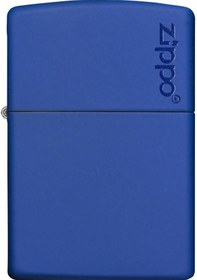 Resim Zippo Çakmak 229Zl Classic Royal Blue Matte Lighter Mavi Logolu 