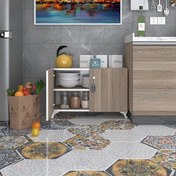 Resim Çilem 68x70x32 CM Kilitli Ayaklı Cordoba Çok Amaçlı Dolap Kenzlife