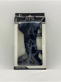 Resim Zore Ps5 Silicon Case Gri Kamuflaj 