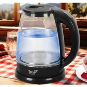 Resim Teba Th-120 Işıklı Cam Kettle 