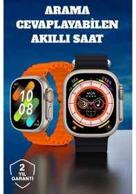 Resim Kablosuz Şarjlı, Çağrı Ve Müzik Kontrolü Sağlayan Akıllı Saat 