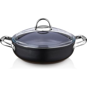 Resim Saflon Titanium 30 Cm Basık Tencere 5,25 Lt Sf8630Tt 