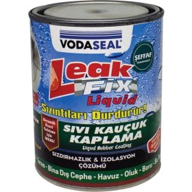 Resim Vodaseal Şeffaf Leak Fix Liquid Sıvı Kauçuk Kaplama 700 gr Dış Mekan ve İç Mekan Uyumlu Yalıtım Çözümü 