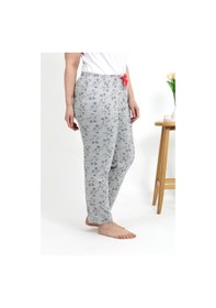 Resim Akbeniz Kadın Pamuklu Büyük Beden Alt Pijama 27558 Gri 