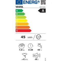Resim Vestel CMI 76301 7 kg 1000 Devir Çamaşır Makinesi 