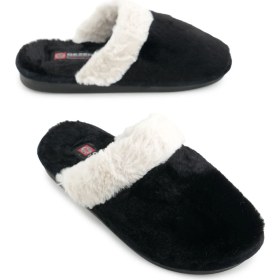 Resim Gezer Kadın Kışlık Rahat Taban Ev Bahçe Peluşlu Terlik 