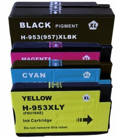 Resim ORATEK Hp Officejet Pro 8210 953XL 4 Renk İthal Muadil kartuş Seti 