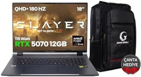 Resim Game Garaj Slayer R9T XL-5070 V2.12 C2 AMD Ryzen 9 8945HX 32GB RAM 2TB SSD RTX5070 18" 180Hz QHD+ IPS FeeDOS Gaming Laptop 