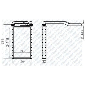 Resim Kalorifer Radyatoru Honda Civic 2006- 133X245X26 At/Mt Sanzuman 504607917 