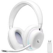 Resim Logitech G Aurora G735 Beyaz Kablosuz Oyuncu Kulaklık 