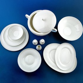 Resim Jumbo Mona 62 Parça 12 Kişilik Yemek Takımı 