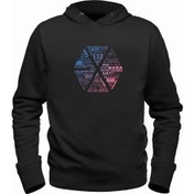 Resim Alfa Tshirt Exo Siyah Çocuk Sweatshirt 