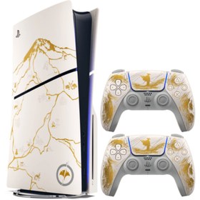 Resim Sony Playstation 5 Slim Oyun Konsolu Ghost of Yotei + 2.kol Yotei(İthalatçı Garantili) 
