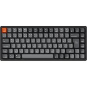 Resim Keychron K2 Max %75 RGB Brown Switch Kablosuz Türkçe Mekanik Karbon Siyah Gaming (Oyuncu) Klavye - K 