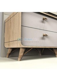 Resim Konik Açılı Aksesuarlı Dolap Ayağı Parlak Altın Mat Siyah 23 Cm 