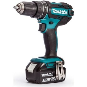 Resim Makita DHP482RFE 18V 3.0 Ah Li-ion Çift Akülü Darbeli Matkap Vidalama 