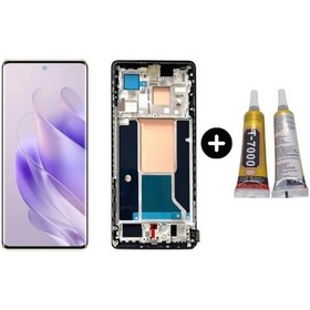 Resim İnfinix Zero 30 5g X6731 Uyumlu Çıtalı Hk Lcd Ekran Dokunmatik + B7000 