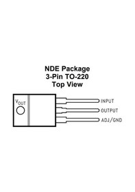 Resim Motorobit Lm1117 3.3V Voltaj Regülatörü - To220 1117T 