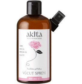 Resim Akita Doğal Vücut Spreyi Gül 100 ML 