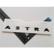 Resim Opel Astra Yeni Nesil 3 Cm Boşluklu Piano Black Bagaj Yazısı 3m 3d Abs 