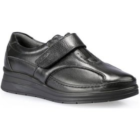 Resim Forelli 21313 Siyah Hakiki Deri Kadın Ayakkabı-siyah Siyah 