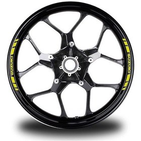 Resim Suzukı Yazılı Kısa Dış Şerit 8'Li Jant Sticker Modeli 