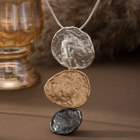 Resim 1 Adet Moda Bohemian Basit Geometrik Düzensiz Kolye Kadınlar İçin Çinko Alaşım Minimalist Tasarım Günlük Dans Parti Tatil Mezuniyet Müzik Festivali Takı Aksesuar Hediye 