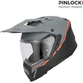 Resim Acerbis Assault Graphıc 22-06 Kask Siyah Turuncu Siyah 