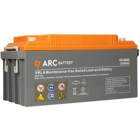Resim Arc 12 Volt 65 Amper UPS Akü Üretim 2025 