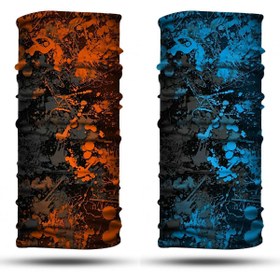 Resim dairaksesuar 2'li Set Bandana Erkek Bandana Kadın Bandana Motosiklet Bandana Boyunluk Balaklava Outdoor 