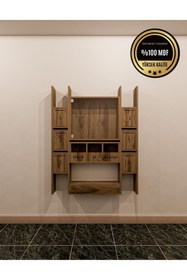 Resim rafineritasarım ELİPS Posta Kutusu MDF 6 ' LI CEVİZ 