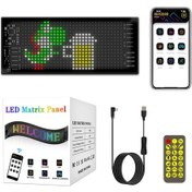 Resim Jzcat Led Matrix Panel Taşınabilir Bt Esnek Ekran Tam Renkli Lmk00393-1 16x32 