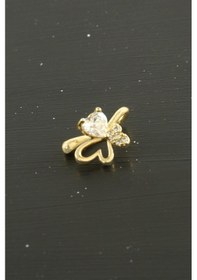 Resim Kalp Tragus Zirkon Taşlı Piercing 1 Adet-sarı N701 Çok Renkli 