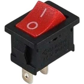 Resim Ayt Powermaster Ic-125b-1 Mini Kırmızı Işıksız On-off Aç Kapa Anahtar Düğme Buton 
