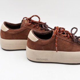 Resim Guja Kadın Bağcıklı Kadın Süet Deri Spor Ayakkabı GJ372 - Camel - 36 