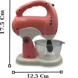 Resim Hype Store Oyuncak Çırpıcıları Hareketli Ayrılabilir El Mikseri Çırpma Kaseli Pilli Mutfak Oyuncak Set Mavi - Pembe Kız Erkek Oyuncakları Aşçılık Mutfak Eğitimi (Pembe) 