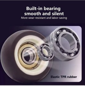 Resim Dashanshop 360 Derece Dönebilen 4 Adet Sessiz 1.5in Ev Taşıma Tekerleği Dayanıklı Rulmanlı 