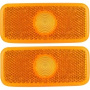 Resim Creatorally 1 Çift Araba Yan Işaret Lambası Lens Aydınlatma Koruması 1671689 Uyar Ford Transit Için Mk6 / Mk7 (Yurt Dışından) 