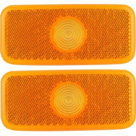 Resim Creatorally 1 Çift Araba Yan Işaret Lambası Lens Aydınlatma Koruması 1671689 Uyar Ford Transit Için Mk6 / Mk7 (Yurt Dışından) 